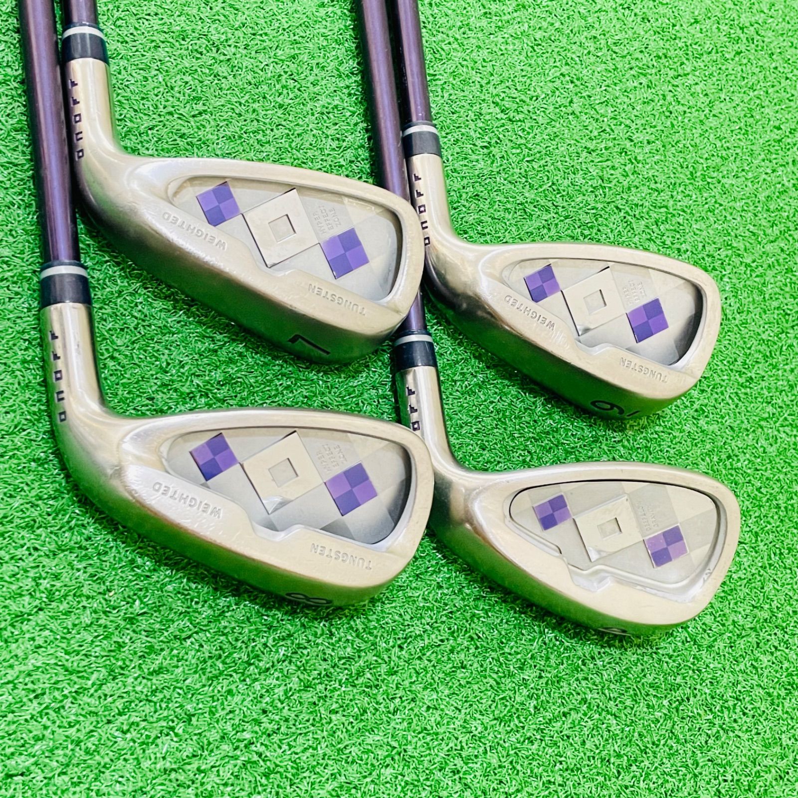 494 ONOFF オノフ LP-414I レディース 女性用 右利き アイアン4本セット 7.8.9.P フレックスL ゴルフクラブ 送料無料 匿名配送