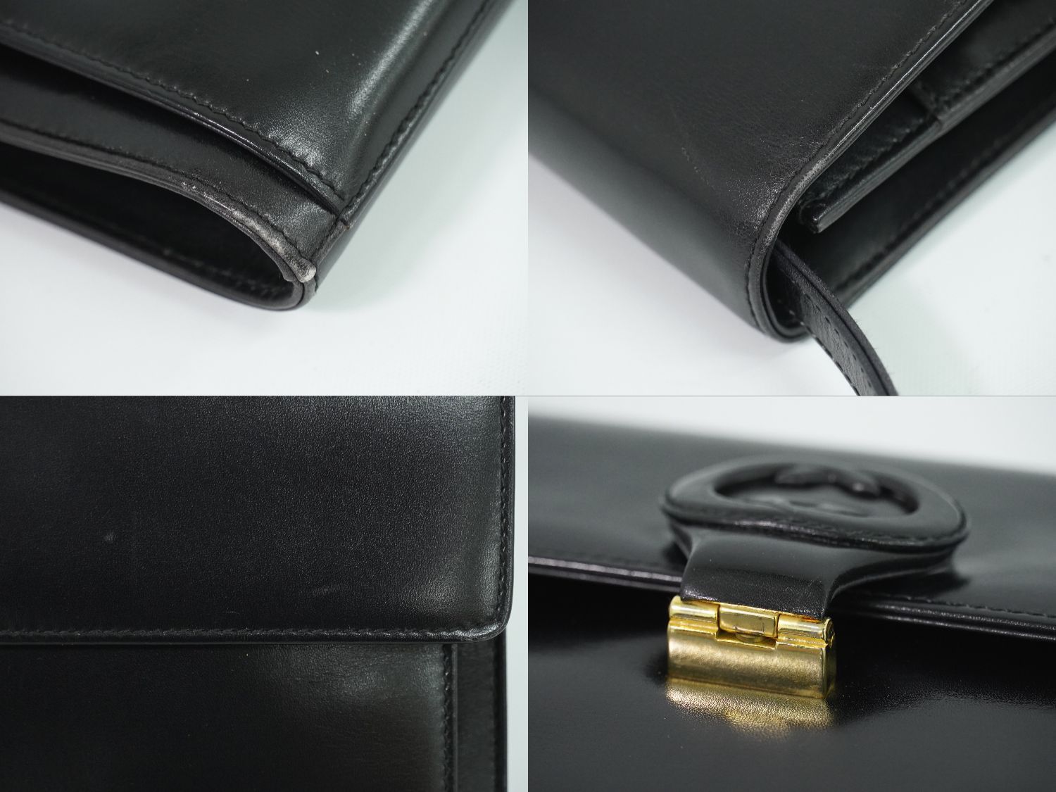 本物 グッチ GUCCI オールドグッチ インターロッキングG 2WAY