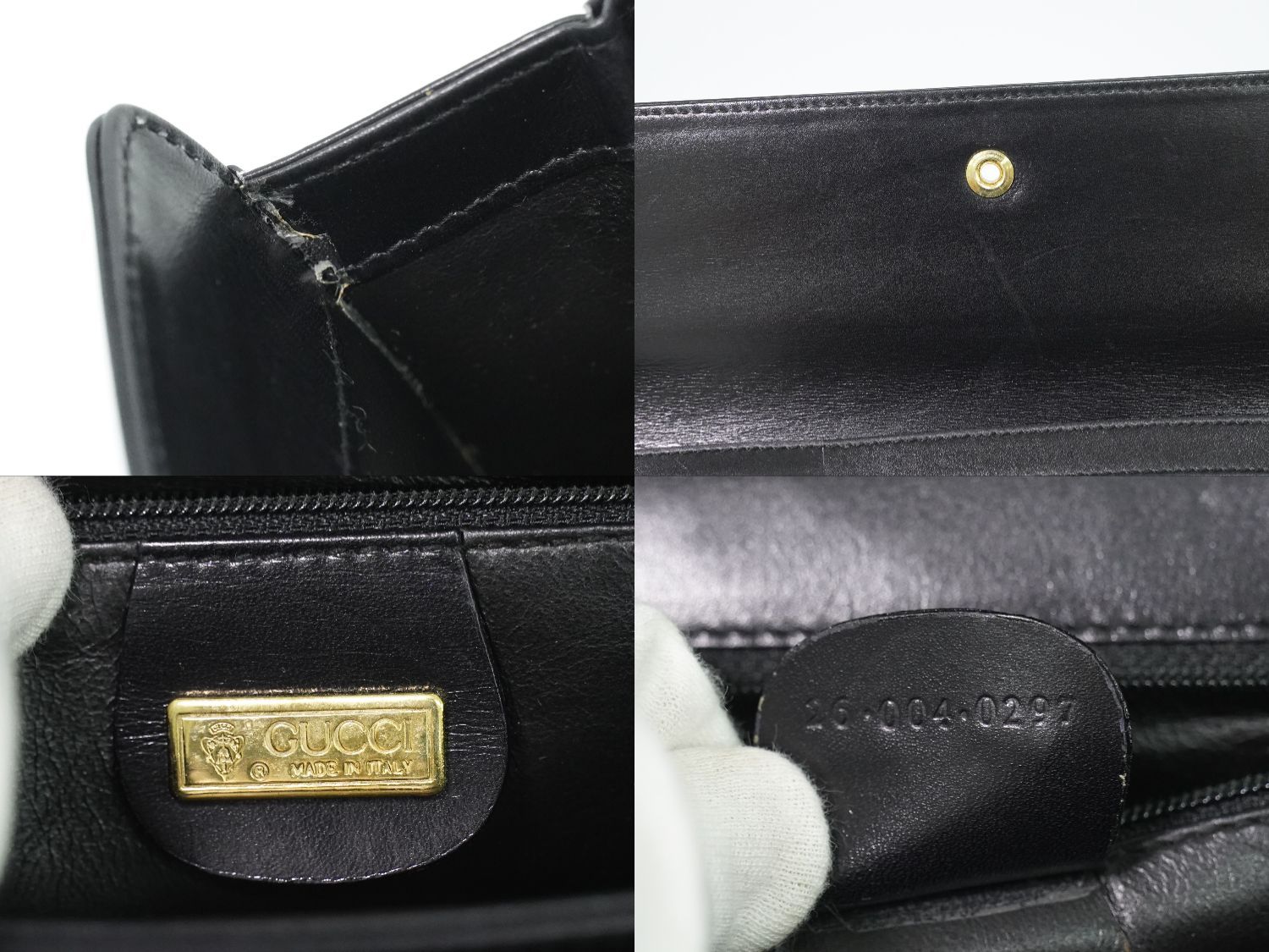 本物 グッチ GUCCI オールドグッチ インターロッキングG 2WAY