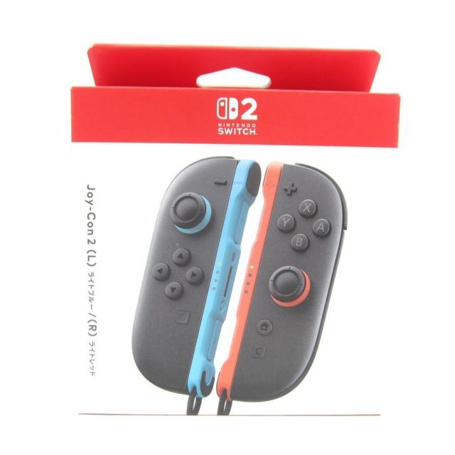 未使用 Nintendo 任天堂 Switch 2「Joy-Con 2 (L) ライトブルー / (R) ライトレッド」 □UR1350