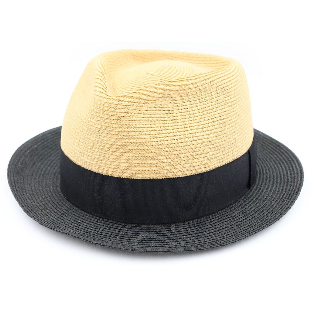 NEXUS7 (ネクサスセブン) 2TONE STRAW HAT ツートーンストローハット ブラウン/ブラック MRS-NRS-G30