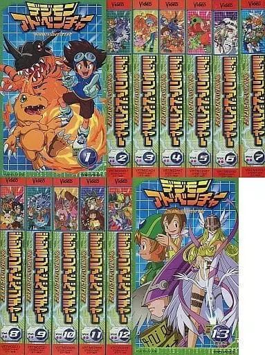【中古】アニメ VHS デジモンアドベンチャー 全13巻セット
