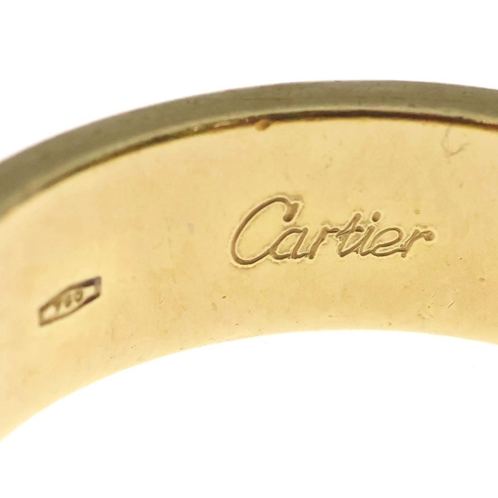 Cartier (カルティエ) ラブリング Au750 K18YG リング 指輪 #53