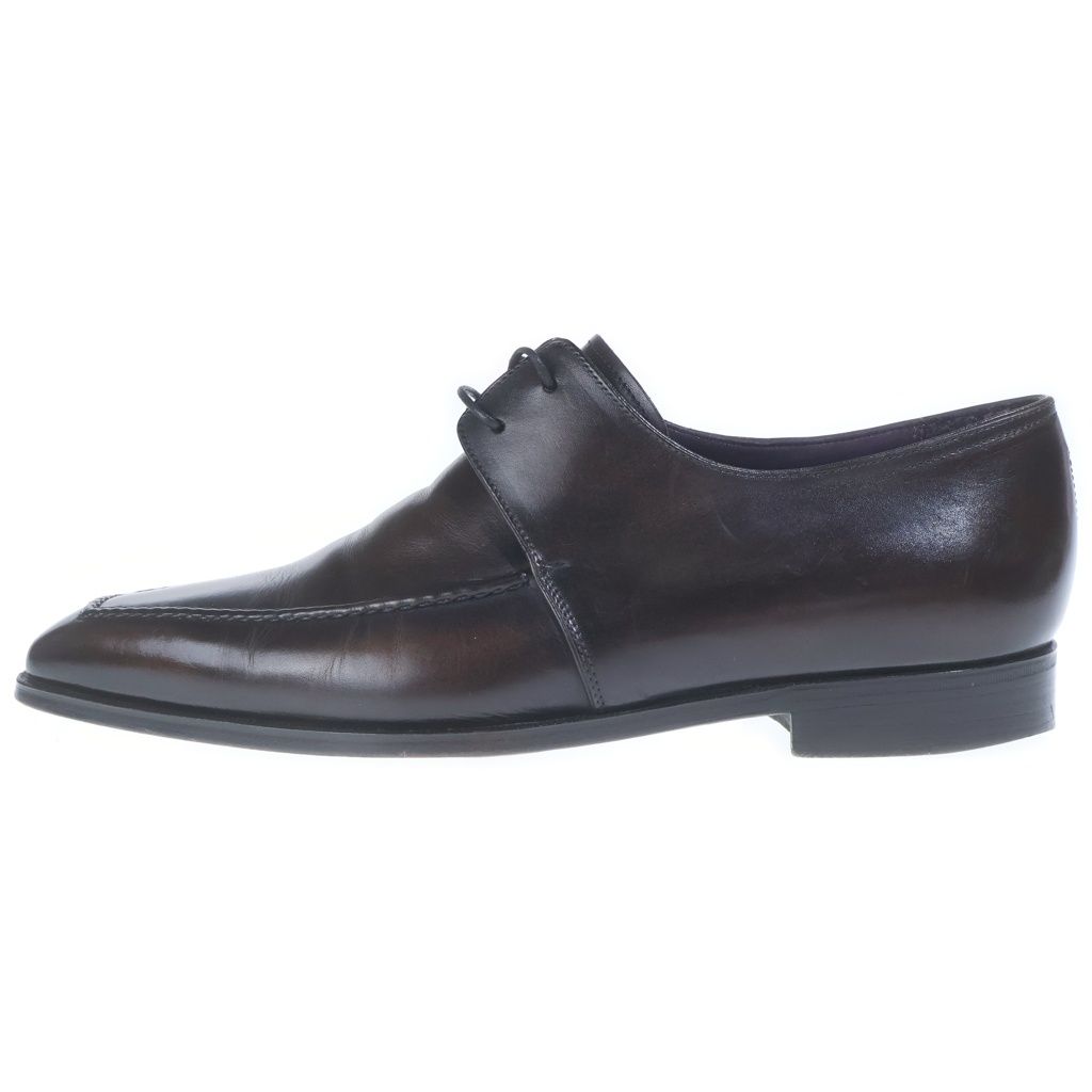 Berluti (ベルルッティ) スクエアトゥ Uチップ パティーヌレザーシューズ ブラウン