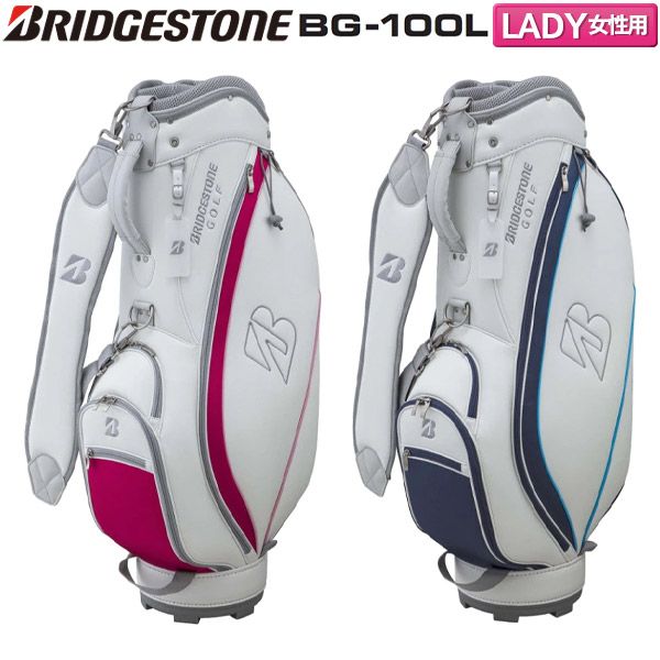 Women's Bridgestone Golf BG-100L Cart Caddy Bag Pink, Navy
