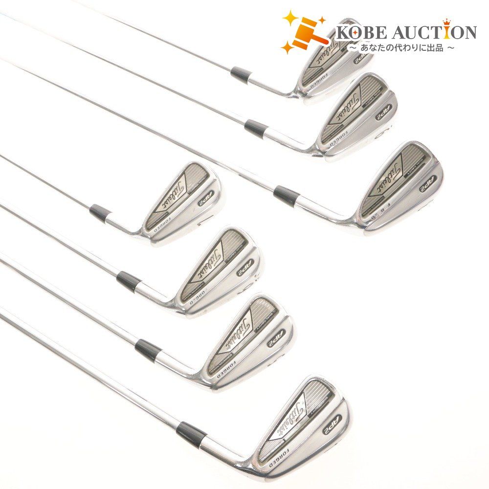 ■ Titleist タイトリスト ゴルフクラブ アイアン AP2 4-9 P 7本セット まとめ売り シャフト RIFLE PROJECT X 5.5 (フレックスS相当)