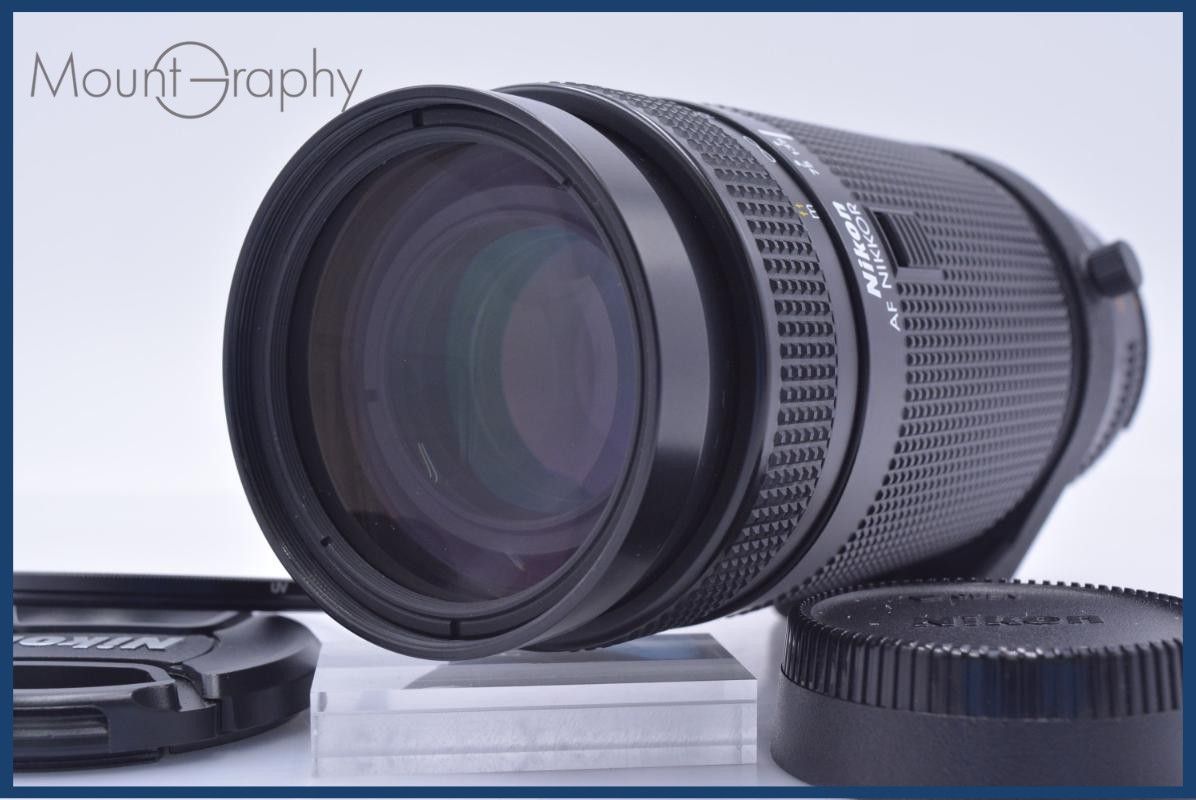 【動作保証】 ニコン Nikon AF NIKKOR 75-300mm F4.5-5.6 前後キャップ&レンズフィルター付 同梱無料 #my1290
