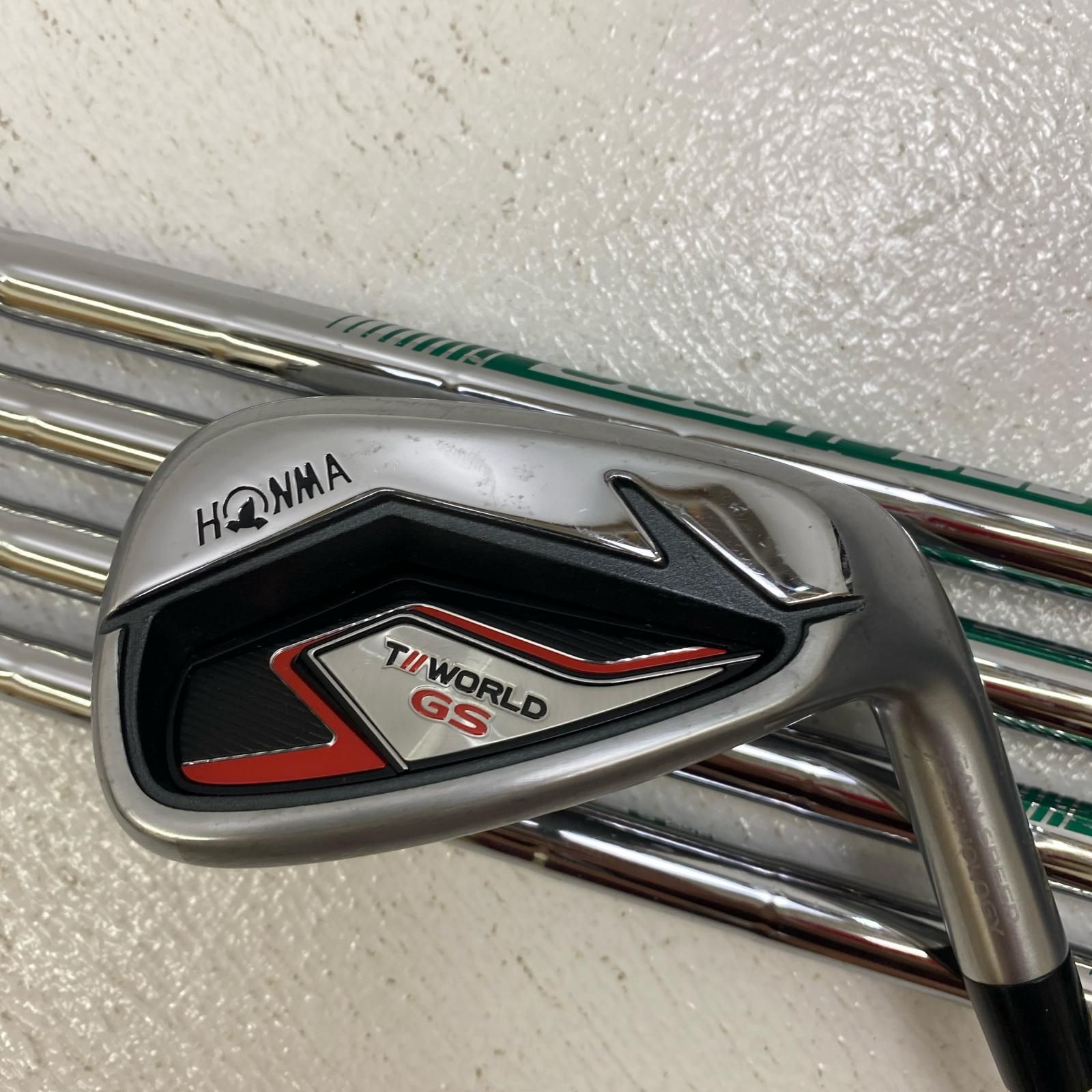 【加古川店】ホンマ HONMA アイアンセット T//WORLD GS(2021) 5本ｾｯﾄ シャフト:NS.PRO 950GH neo フレックス:S 6~10【427】