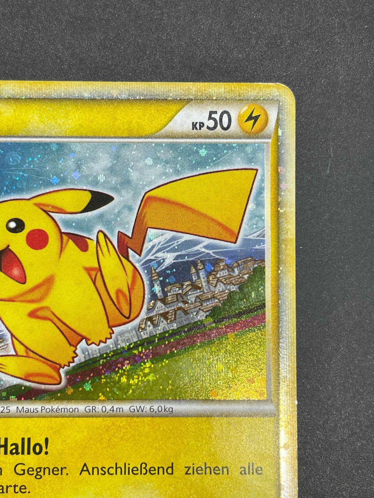 ピカチュウ(ドイツ語版) P ピカチュウワールド キラ PW ポケモンカード ピカチュウ PW ピカチュウワールド ドイツ語版 - メルカリ