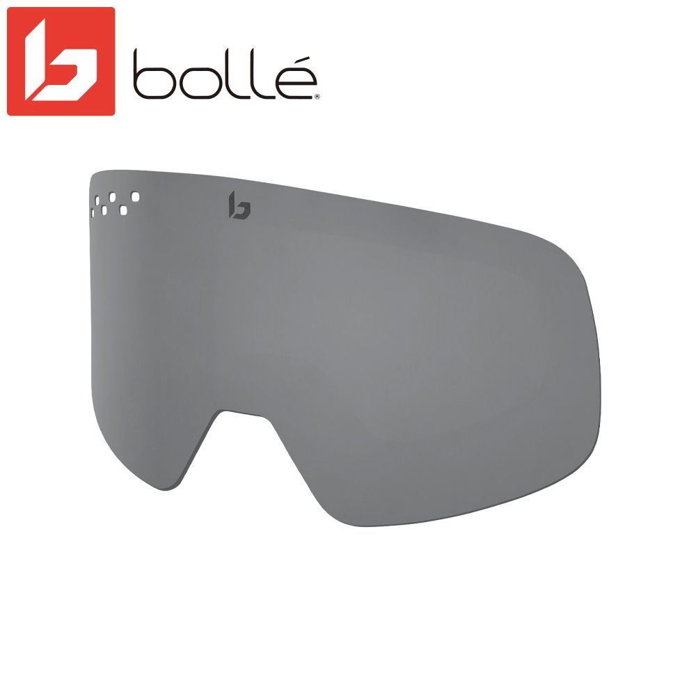 【 平面レンズ 】Bolle NEVADA用 ネバダ スペアレンズ BA508009 BLACK CHROME ブラッククローム スキーゴーグル 交換レンズ シルバーミラー Cat.3 VLT15％ 晴天用