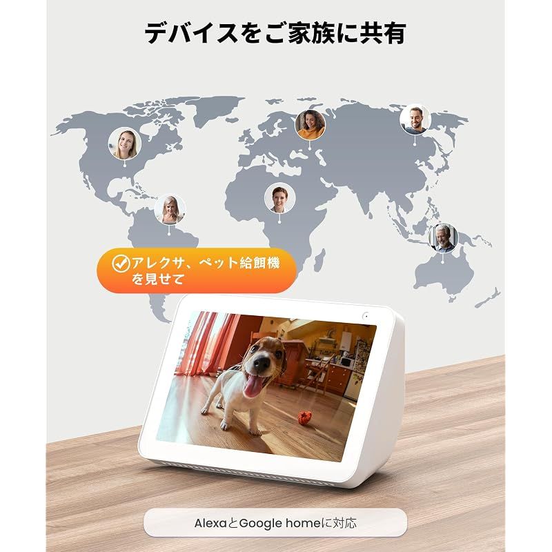【新品】 Wansview自動給餌器 猫犬用 3MPカメラ付き｜24時間見守り・餌やり|4L大容量1ヶ月分スマホ管理|ステンボウル付属(あごニキビ予防) 0