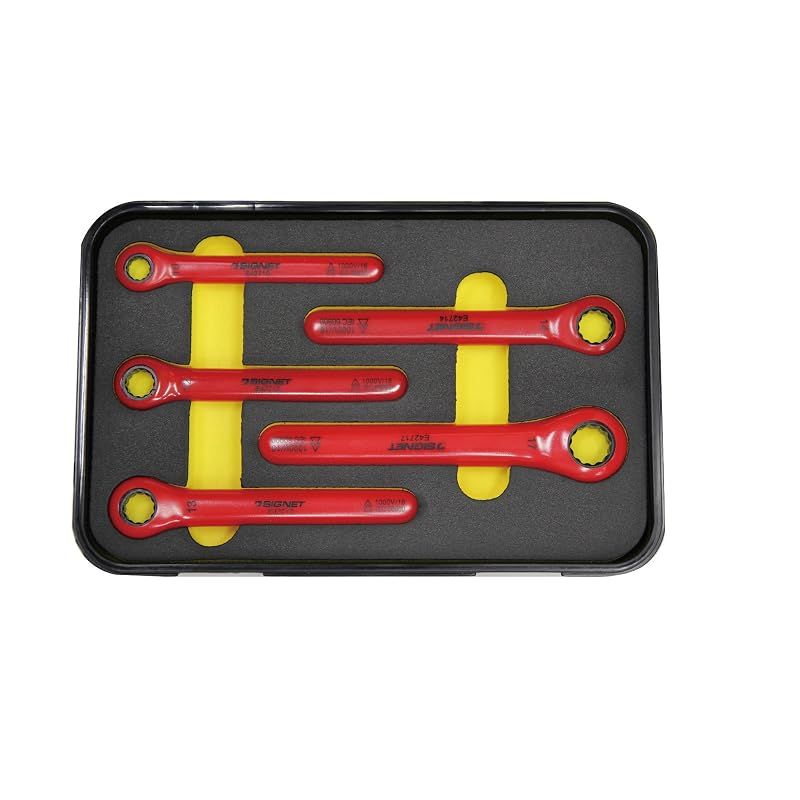 【新品】 SIGNET(シグネット) 5PCS 絶縁SIGNETレンチセット E82005 1