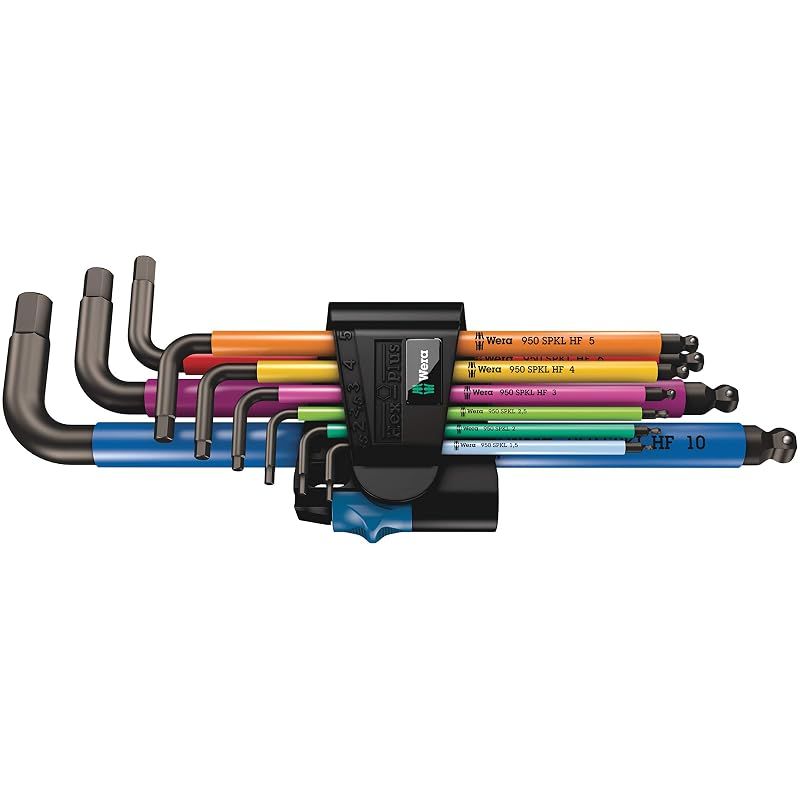 【新品】 Wera(ヴェラ) 05022210001 | 950SPKL ヘックスHF マルチカラーヘックスキーセット 【日本正規輸入品】 0