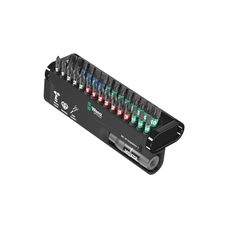 【新品】 Wera(ヴェラ) 05057690001 | ビットチェック 30 インパクター 1 ビットセット、30点入り 0