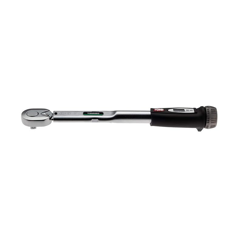 【新品】 トネ(TONE) プレセット形トルクレンチ(ダイレクトセットタイプ) T3MN50 差込角9.5mm(3/8
