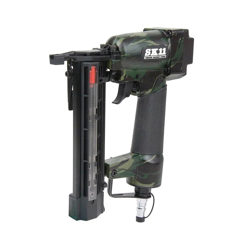 【新品】 SK11(エスケー11) エア仕上釘打機 フィニッシュネイラー SA-F35L-X1CA 釘足長12~35mm 迷彩柄 1年付き 0