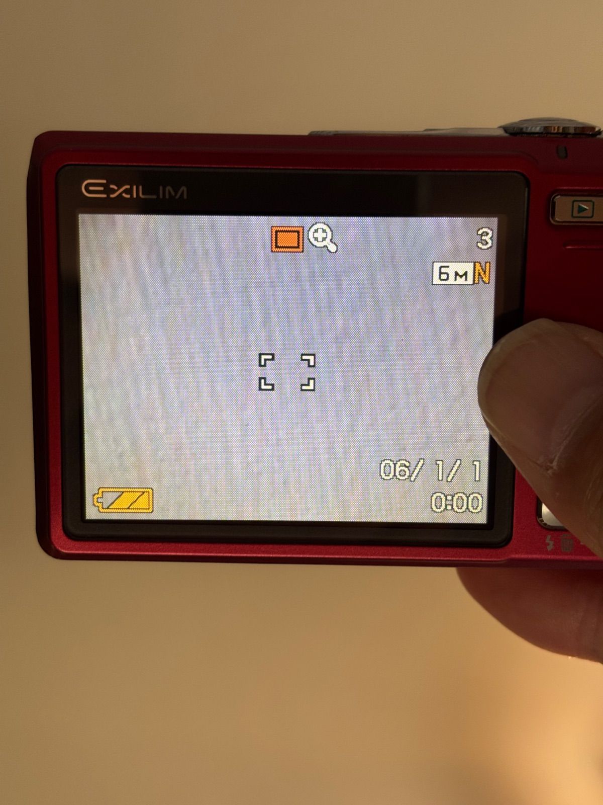 2255【動作確認済み】 CASIO EXILIM EX-Z600 レッド カシオ エクシリム