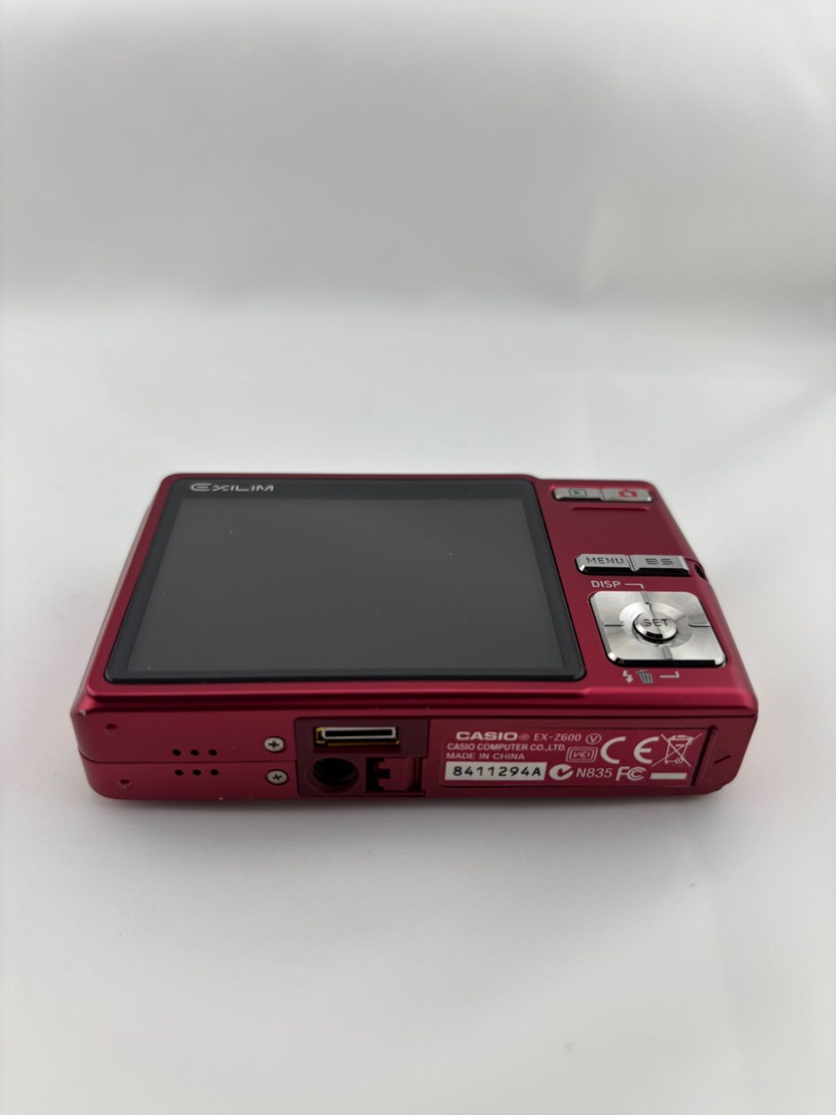 2255【動作確認済み】 CASIO EXILIM EX-Z600 レッド カシオ エクシリム