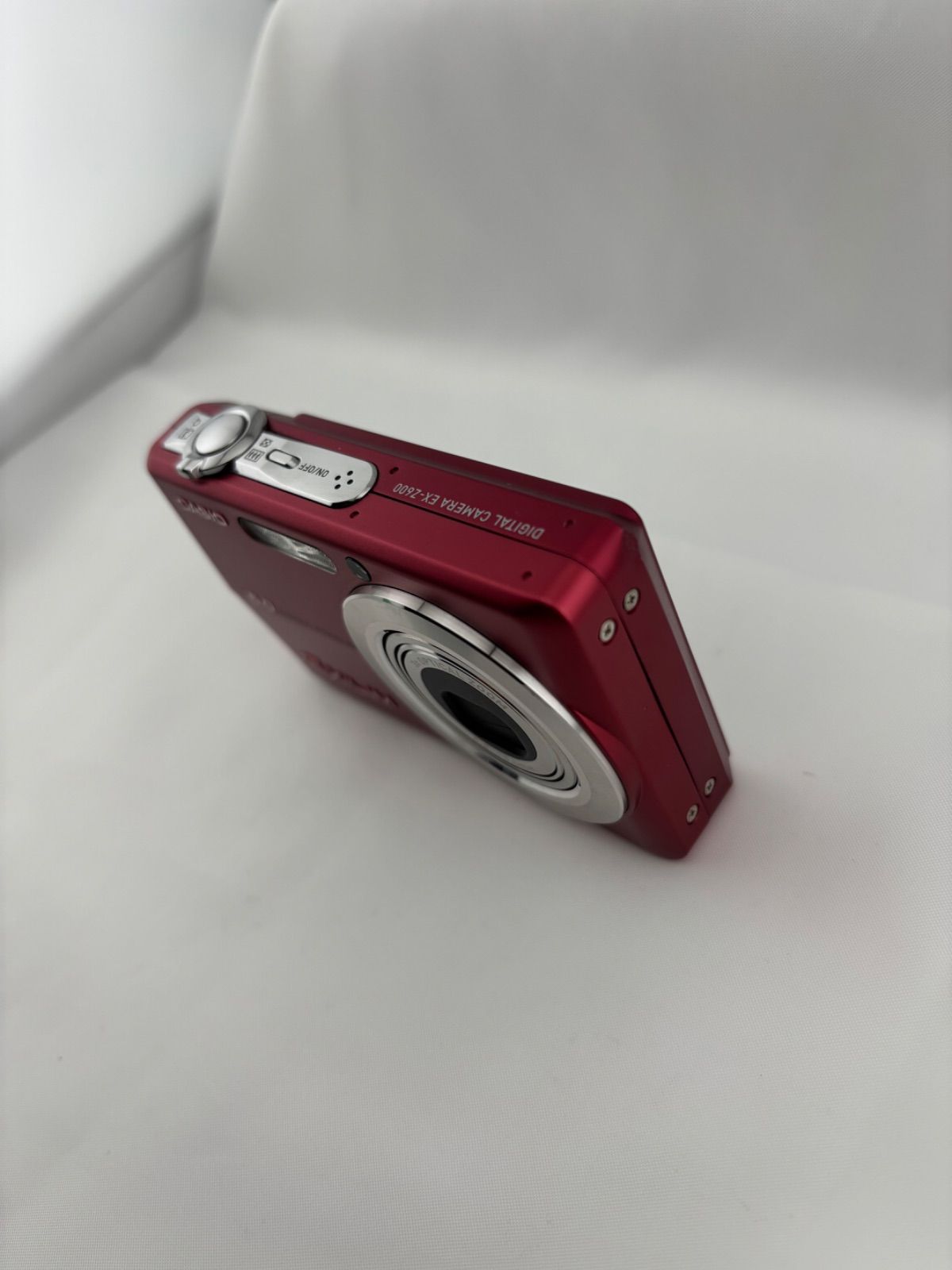 2255【動作確認済み】 CASIO EXILIM EX-Z600 レッド カシオ エクシリム