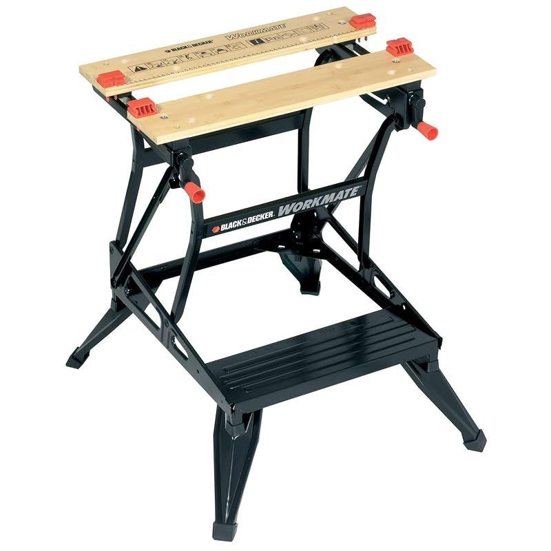 【新品】 ブラックアンドデッカー(BLACK+DECKER) ワークメイト 536 作業台 ベンチツールスタンド 万力 ソーホース 1台4役 折りたたみ WM536-XJ 0
