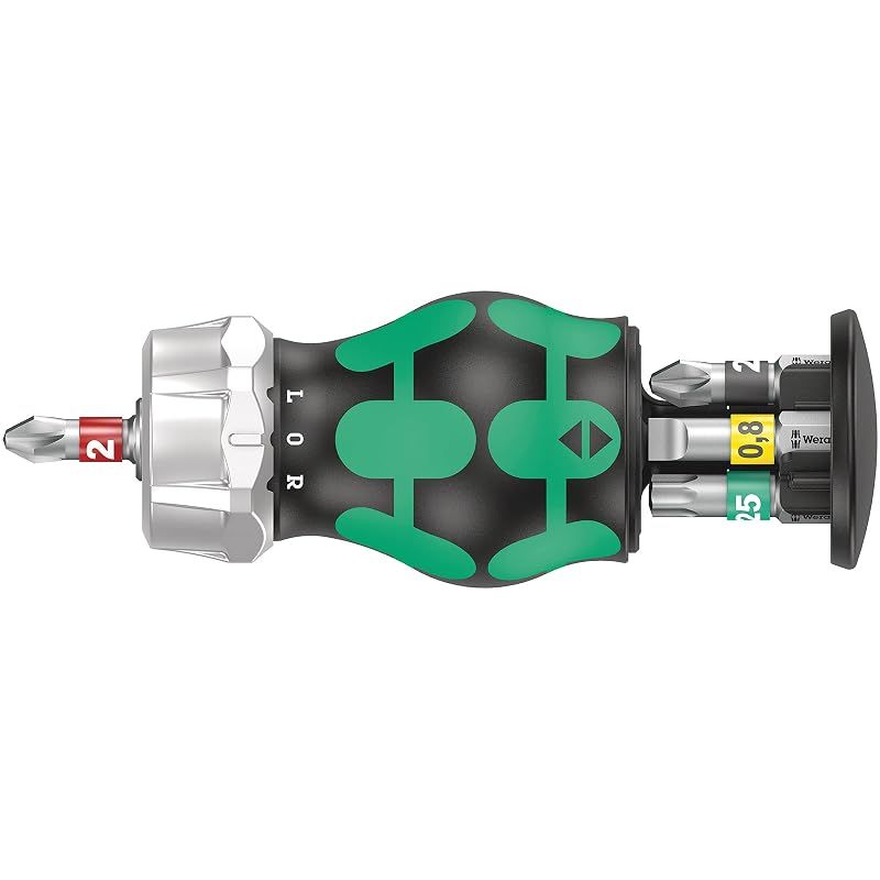 【新品】 Wera(ヴェラ) 05008884001 | 工具セット Kraftform Kompakt ビット収納内蔵RA 2 6点セット 【日本正規輸入品】