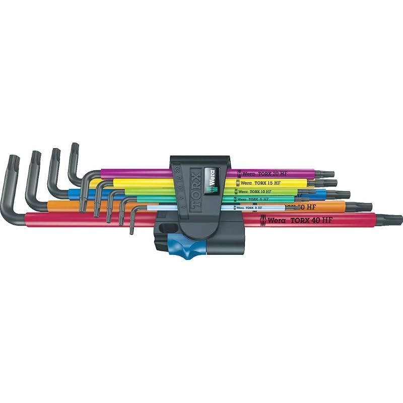 【新品】 Wera(ヴェラ) 05024470001 | L型トルクレンチセット 967/9 TX Sxl マルチカラー HF 1 ロング 9点 【日本正規輸入品】 0