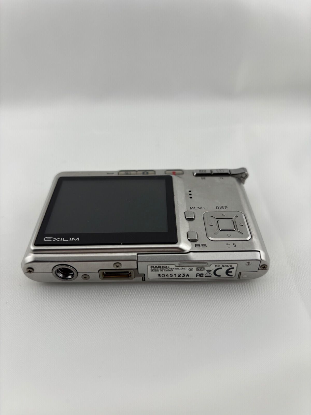 【動作品】CASIO カシオ EXILIM EX-S600 シルバー　デジカメ 2256【動作確認済み】 CASIO EXILIM EX-S600 シルバー カシオ