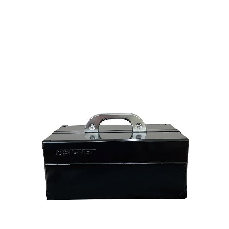 【新品】 SIGNET(シグネット) 両開き工具箱 DIYツールボックス ブラック 0 9,309円