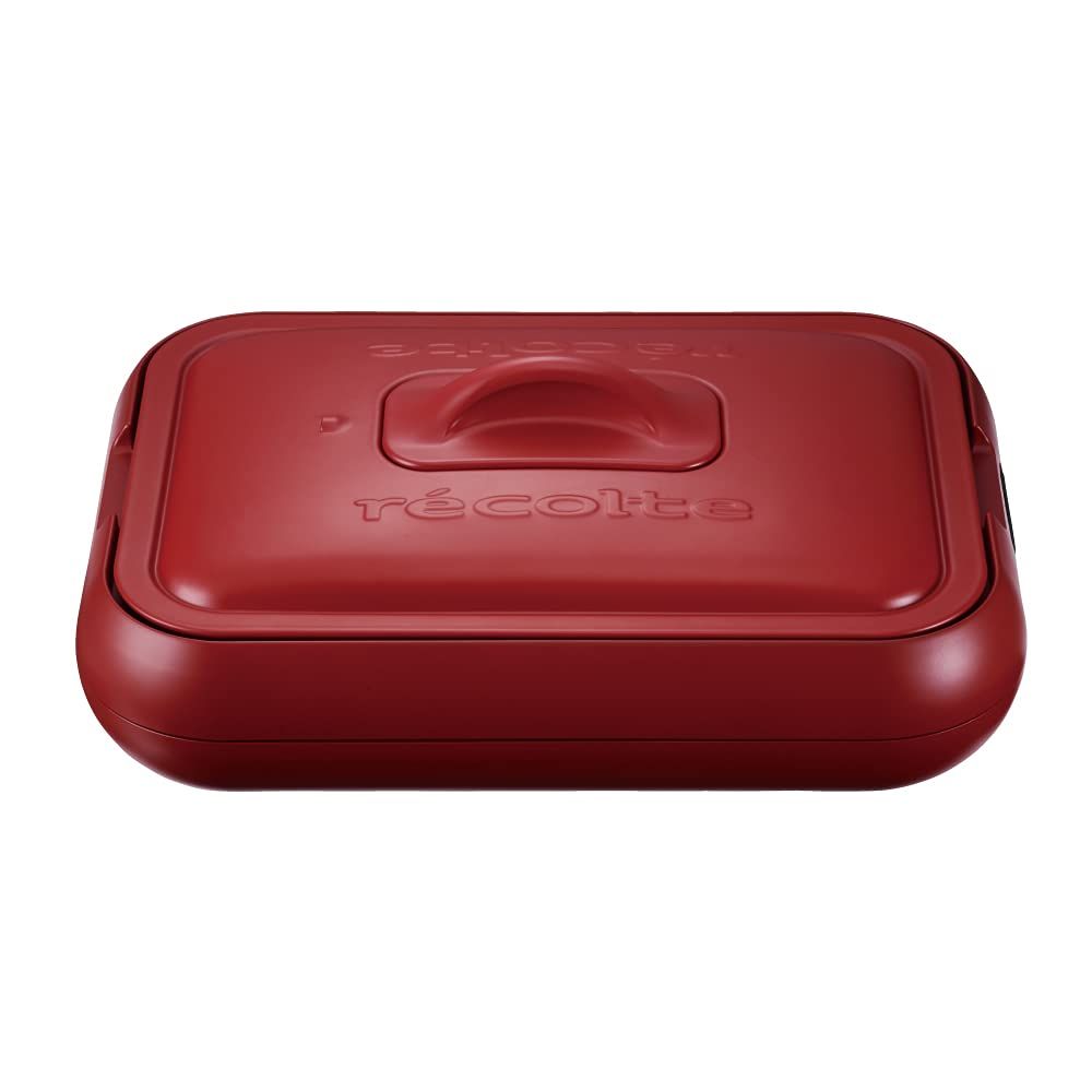 recolte レコルト ホットプレート たこ焼き器 たこ焼きプレート 2WAY フラットプレート 温度調節 ヒーター内蔵 丸洗い可能 レッド RHP-1(R) [03:レッド（ホットプレート本体)] 10,304円