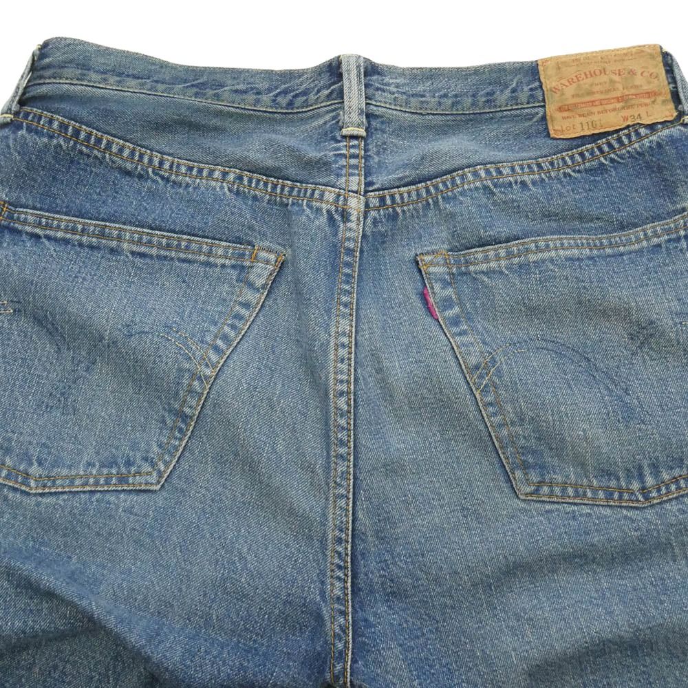 WAREHOUSE ウエアハウス 1101 LOT1101 セコハン 2nd hand ボタンフライ 
