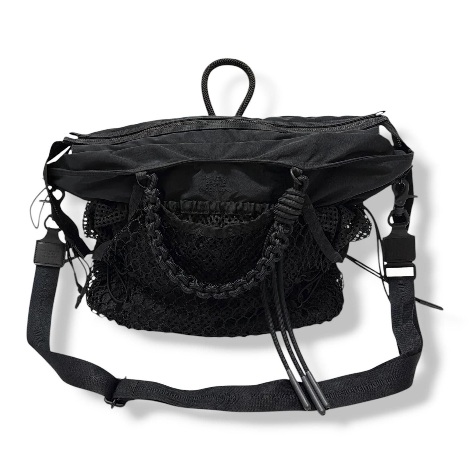 beautiful people over engineering hanging tote bag ハンギングトートバッグ ショルダーバッグ カバン ビューティフルピープル 1545611986 ブラック F （23097M） 38,870円