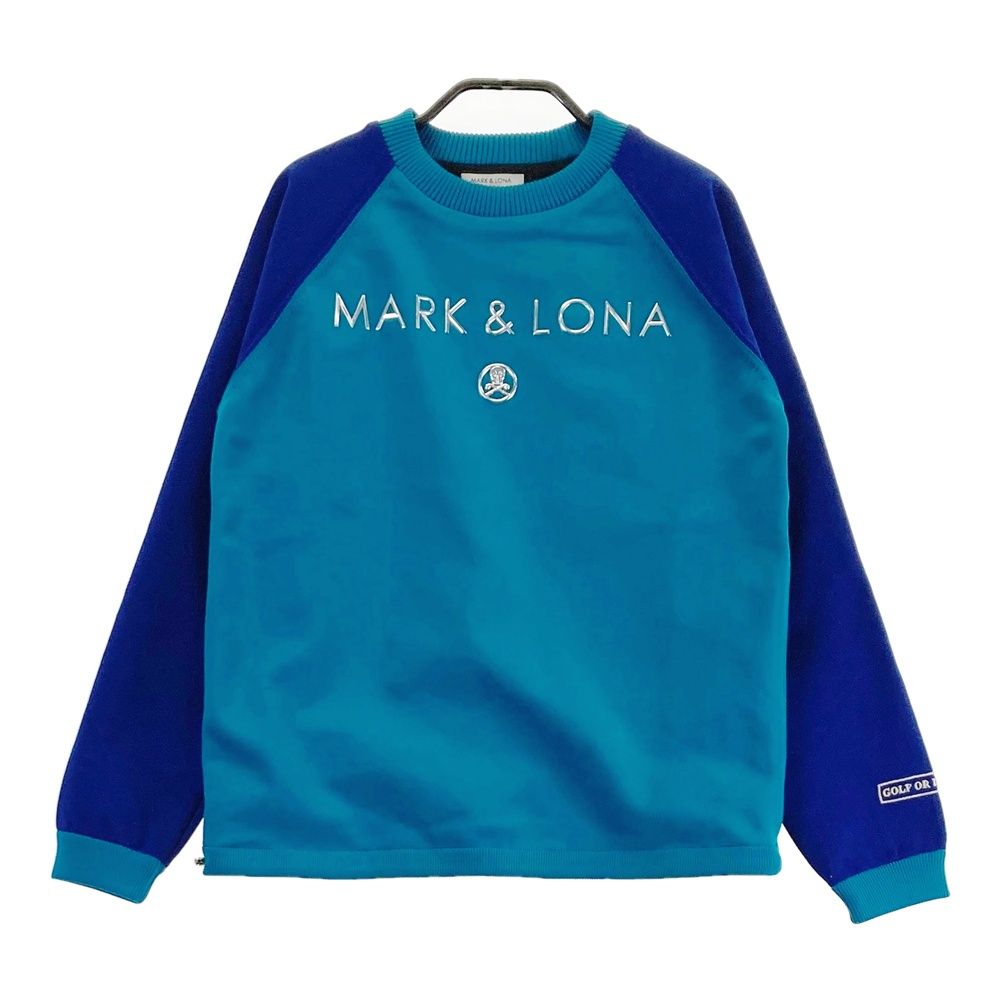 サイズ：36 MARK&LONA マークアンドロナ 長袖ニットセーター ブルー系 [240101755026] ゴルフウェア レディース ストスト