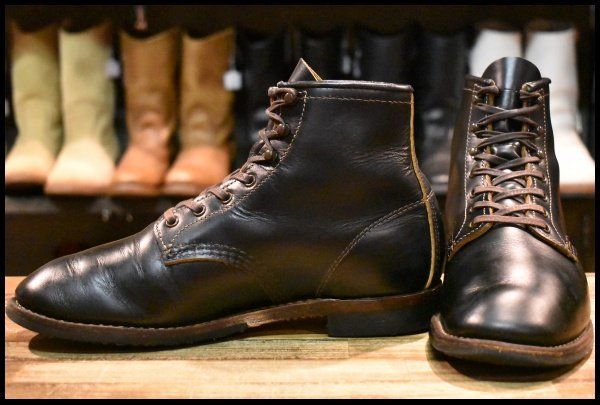 【7D 良品 22年】レッドウィング 9060 ベックマン ブラッククローンダイク 黒 茶芯 フラットボックス ブーツ redwing HOPESMORE【GH123】 29,302円