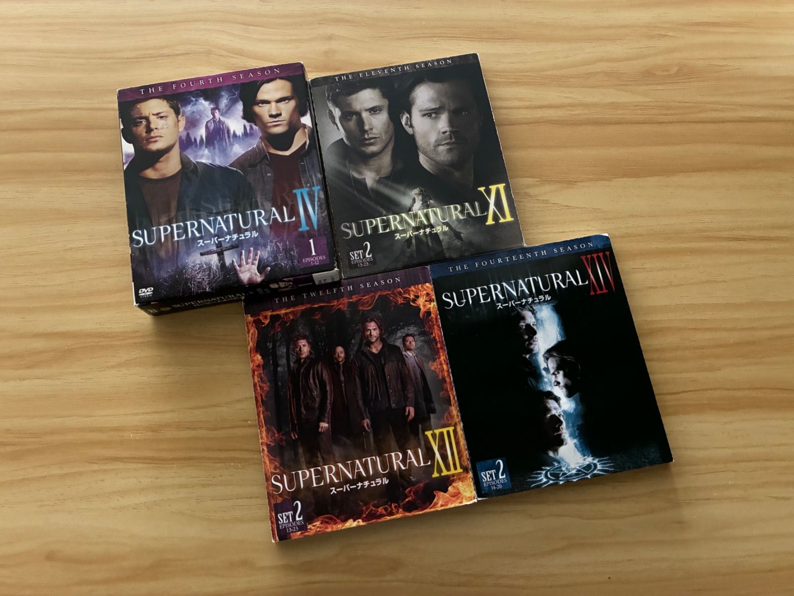 中古][DVD] SUPERNATURALスーパーナチュラル Ⅳ 1、Ⅺ SET2、Ⅻ SET2