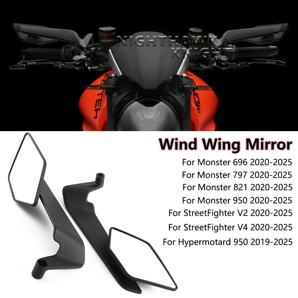 Ducati モンスター696/797/821/950 用 バックミラー アクセサリー