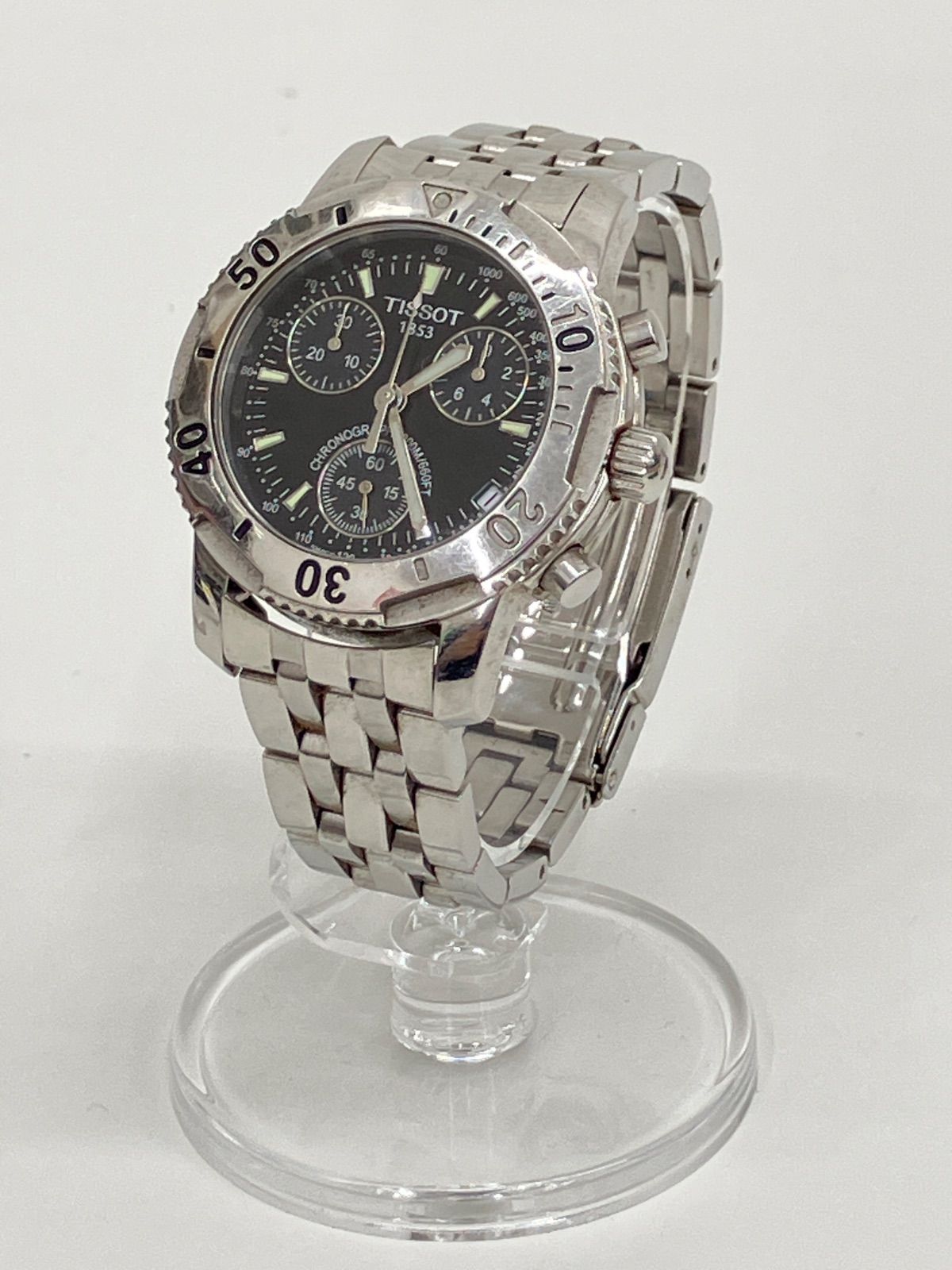 TISSOT T362/462 ティソ クロノグラフ クォーツ メンズ 腕時計 No.8178 9,360円