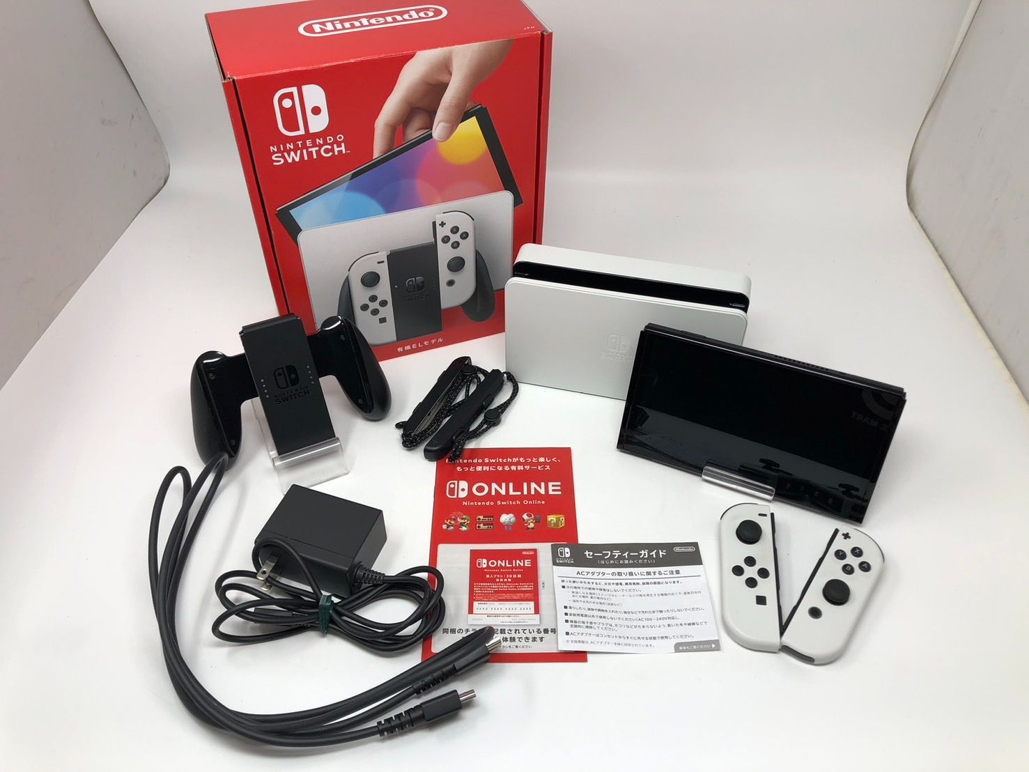 ◆任天堂 NINTENDO NintendoSwitch スイッチ 有機ELモデル HEG-001 付属品あり 中古◆22053★