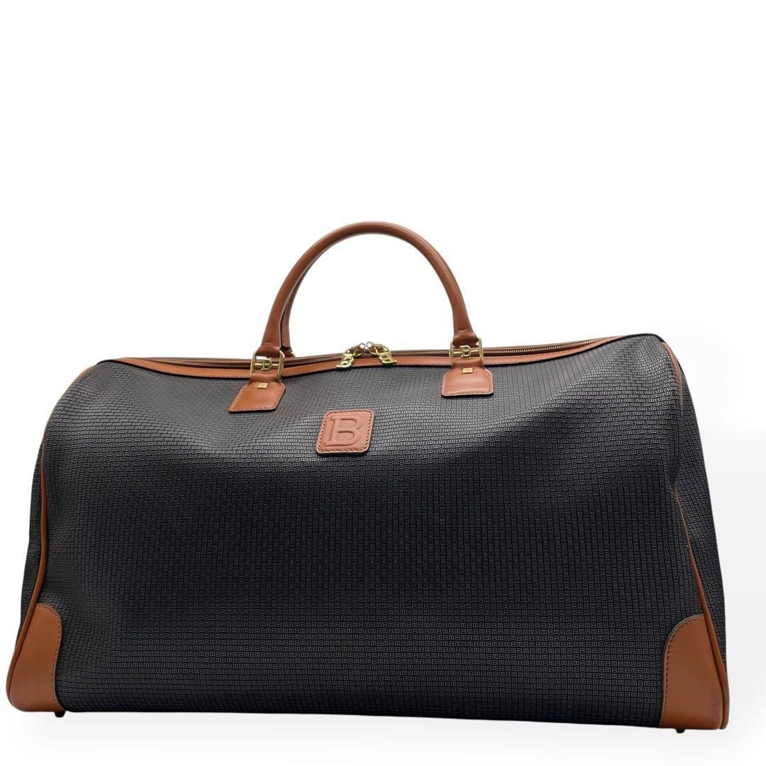 美品　BALLY バリー ボストンバッグ 大容量　ブラック　ブラウン　レザー 8,855円
