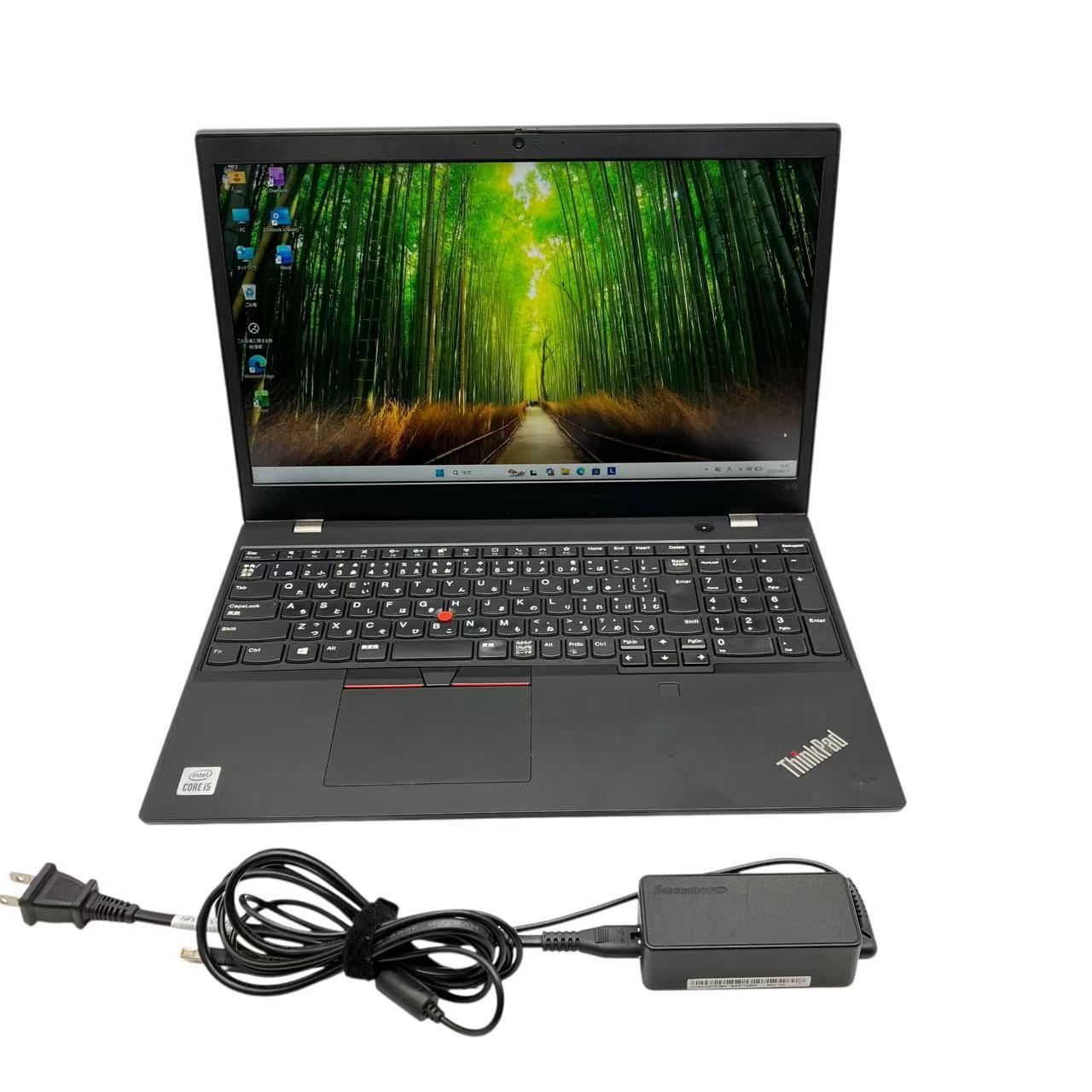 #M1304【コスパいい】Lenovo ThinkPad レノボ L15 20U4S0CT00 CPU Core i5-10210U RAM8GB SSD256GB Win11 Office2024 ノートパソコン PC 15.6インチ AC有り 訳あり 14,058円
