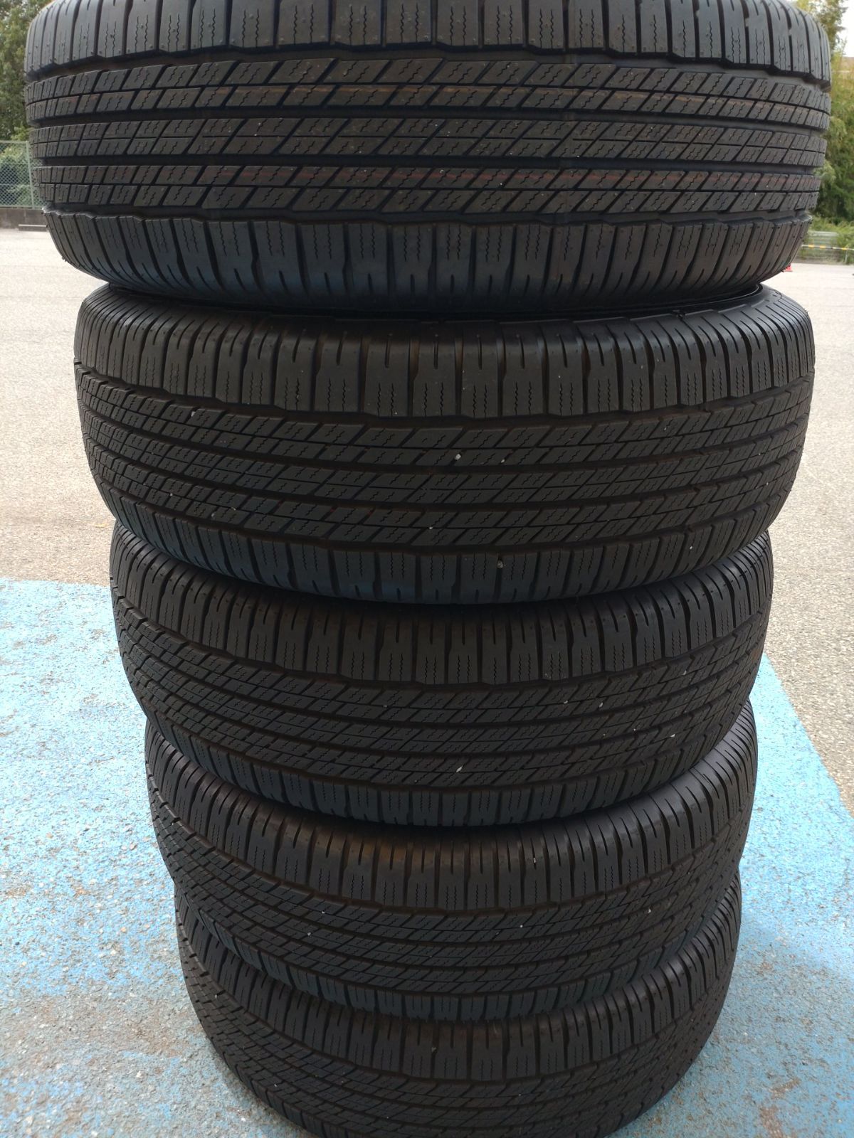 DUNLOP　ダンロップ　GRANDTREK　AT23　16インチ　265/70R16　2024年製　タイヤ　5本セット　中古