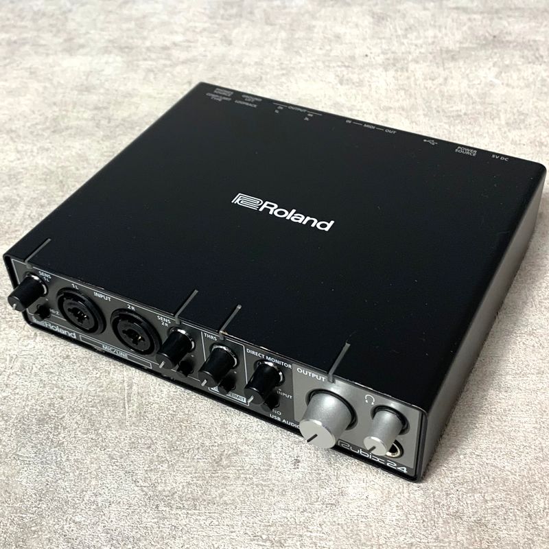 【加古川店】【楽器】 中古 Roland | ローランド DTM・DAW・音響機器 Rubix 24 オーディオインターフェース オーディオインターフェース ブラック 【477】