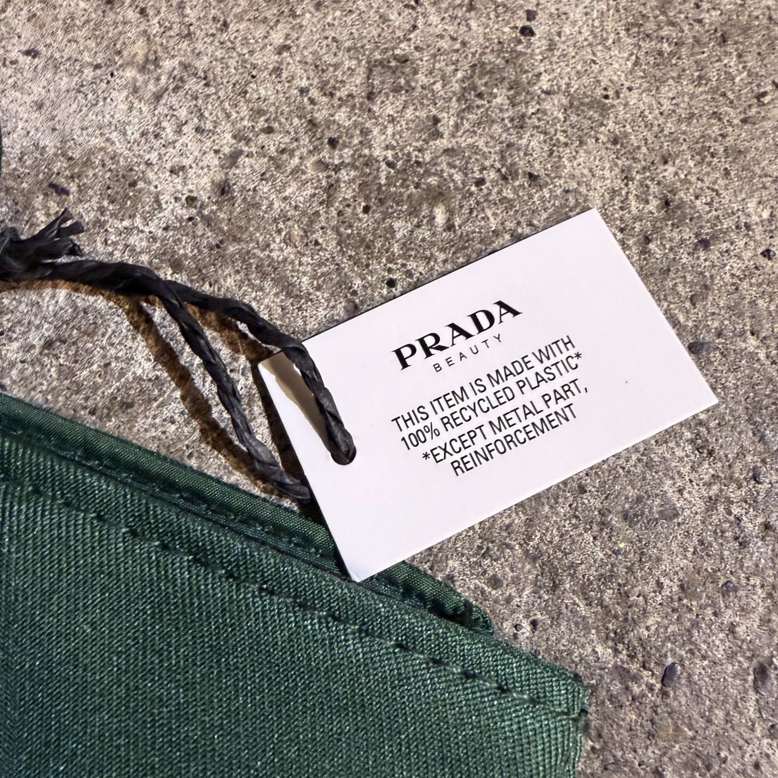 PRADA BEAUTY BIRTHDAY GIFT TOTE BAG グリーン プラダ ビューティ