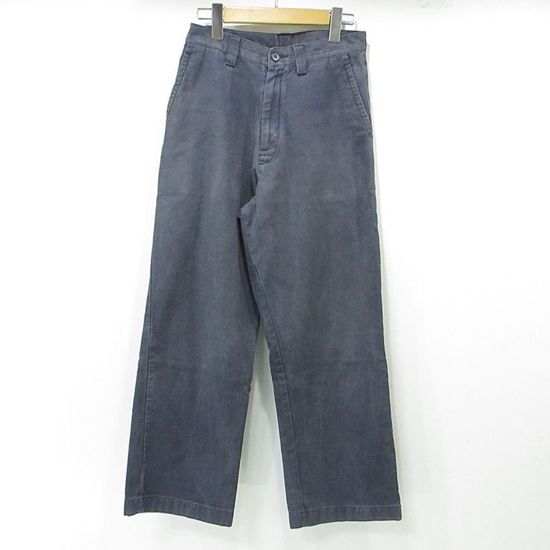 【三重本店】 中古 TATTOO STUDIO YAMADA | タトゥースタジオヤマダ ORIGINAL WORK PANTS オリジナルワークパンツ フェード加工 USED加工 ネイビー系 グレー系 サイズ：28 【107】
