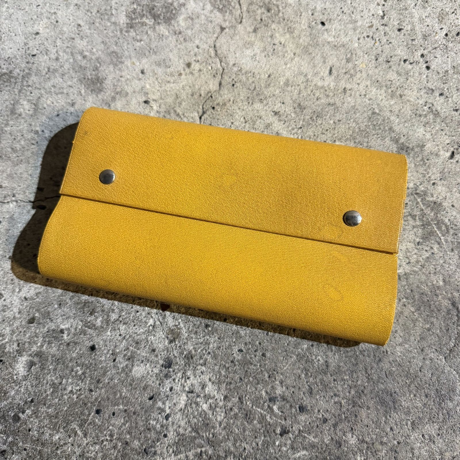 HERMES カイエルーレ ロールノート レザーカバー 2009年製 マスタード エルメス 13,100円
