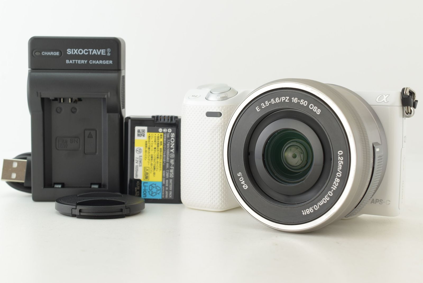 【英語版 カウント 7,215回】Sony NEX-5R Mirrorless Camera 16-50mm oss Silver ソニー ミラーレス一眼カメラ シルバー EF-TN-JP2833