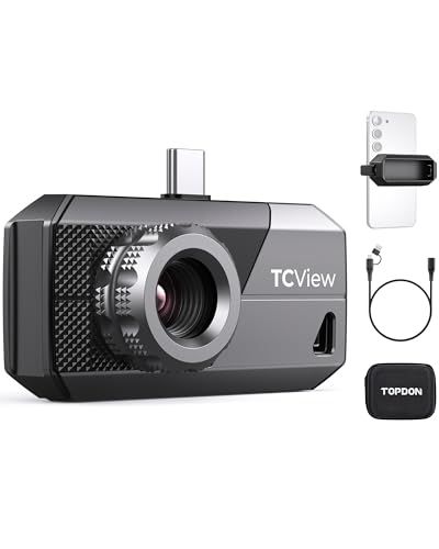 ★新品★TOPDON TS001 Android 用赤外線カメラ サーモグラフィー、9mm 調整可能なフォーカスレンズ付き | 256x192 IR 解像度、測定距離0.1~500m、視野角度13°*10° 、25Hz 、テスト温度範囲-20 0f9c98be