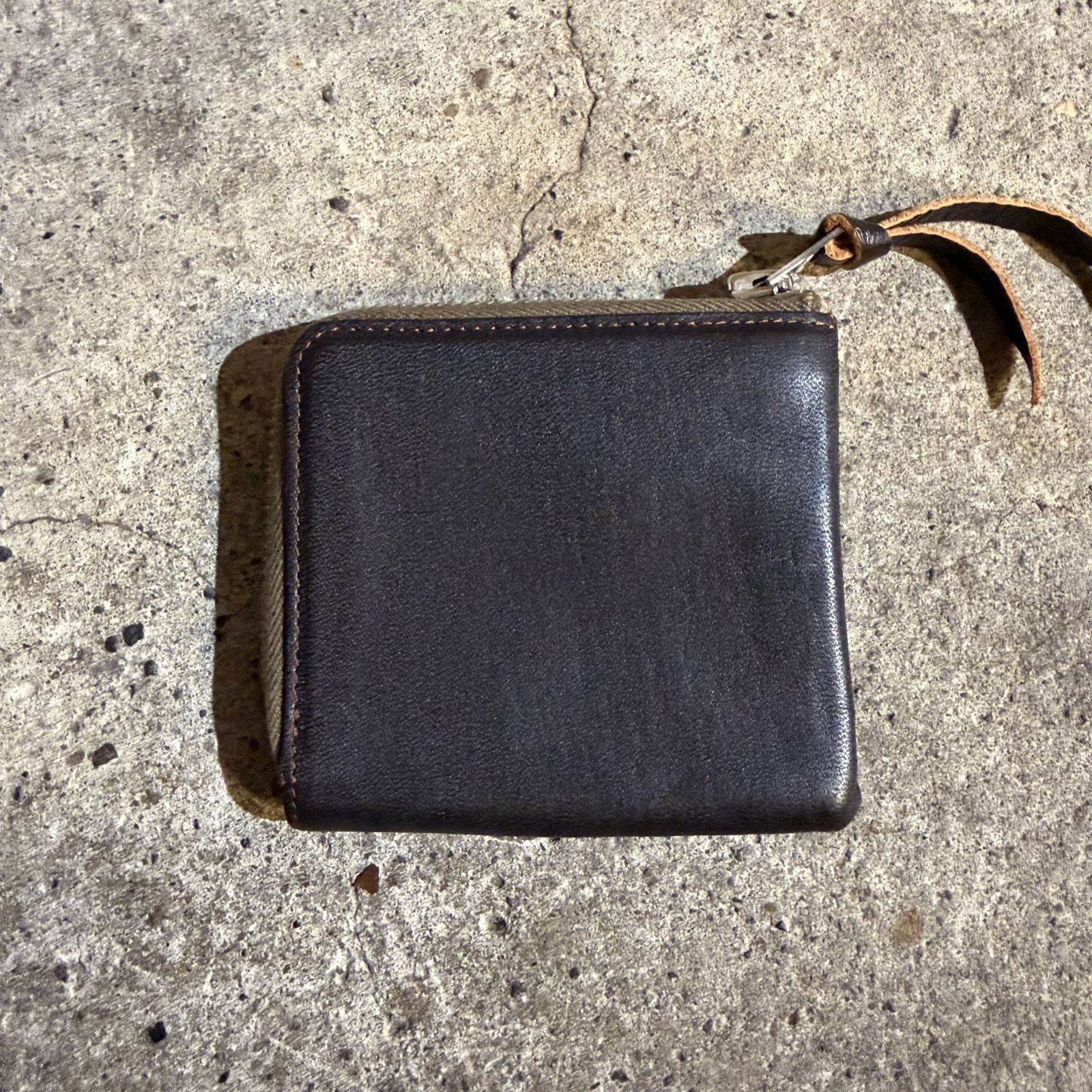 THE REAL McCOY'S HORSEHIDE WALLET L字ジップ ブラウン ザ リアル