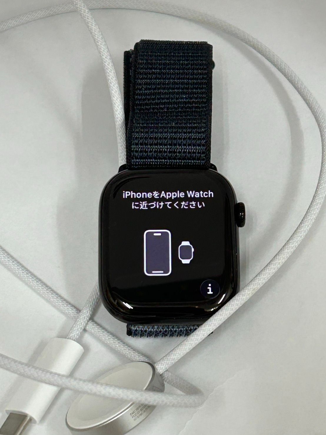 【加】稼働 Apple Watch Series 11 46MM 本体 GPSモデル アルミニウム 10N-X GLASS ジェットブラック 初期化済み アップルウォッチ 充電ケーブル付 ベルト付【8537SS】H17