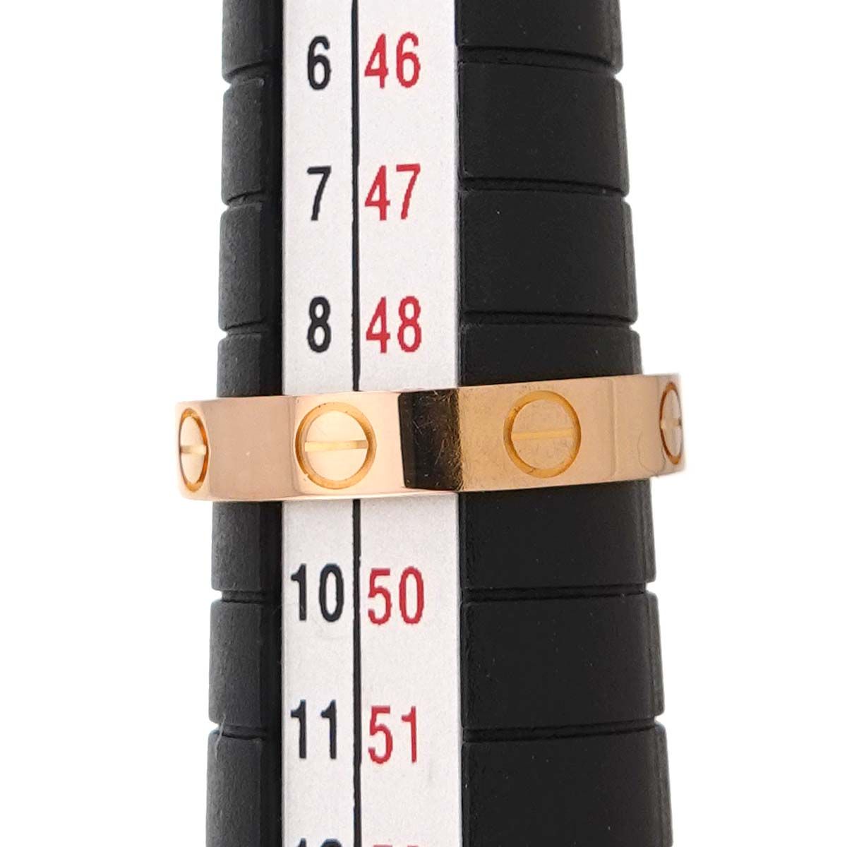 カルティエ Cartier ミニラブ #49 リング K18 PG ピンクゴールド 750
