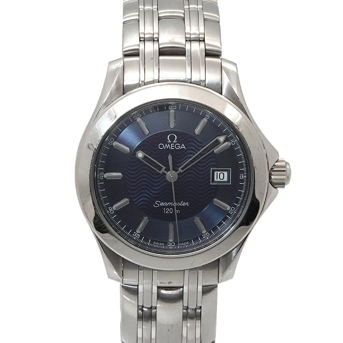 オメガ OMEGA シーマスター 120m 2511 81 メンズ 腕時計 デイト ブルー クォーツ ウォッチ Seamaster 90335977 82,390円